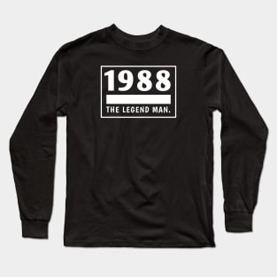 1988 birthday Long Sleeve T-Shirt